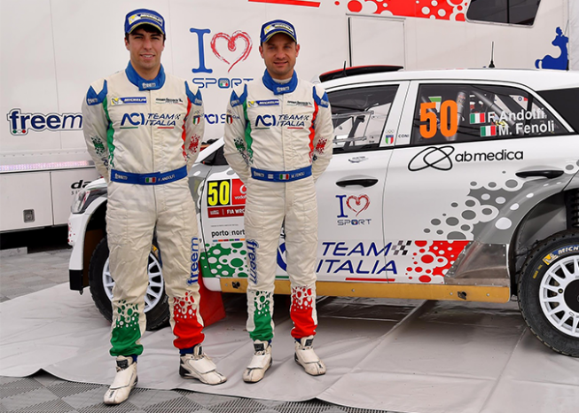 Fabio Andolfi, Manuel Fenoli - Vodafone Rally de Portugal 2017 Fabio Andolfi, Manuel Fenoli - Vodafone Rally de Portugal 2017