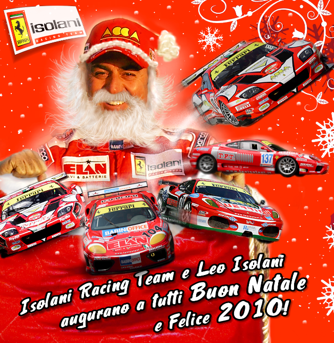 Isolani Racing Team - Biglietto Natale 2010 Isolani Racing Team - Biglietto Natale 2010