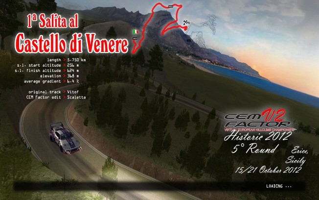 CEM Factor Historic 2012 - 1ª Salita al Castello di Venere CEM Factor Historic 2012 - 1ª Salita al Castello di Venere