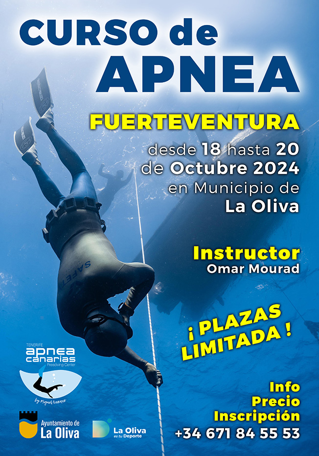 Apnea Canarias - Curso de apnea 2024
