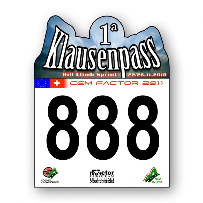 CEM Factor Historic 2011 - 1ª Klausenpass Hill Climb Sprint CEM Factor Historic 2011 - 1ª Klausenpass Hill Climb Sprint