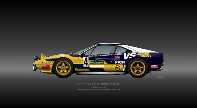 308 Collection - Rally Piancavallo 1980 - "Nico" / Barban 308 Collection - Rally Piancavallo 1980 - "Nico" / Barban