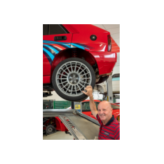 Italiamotorsport Parussini, Codroipo (UD) - Italia - 14 Luglio 2023 - Miki Biasion in visita a Codroipo per il tagliando alla sua #001