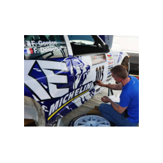 Andrea "Zippo" Zivian al lavoro sulla vettura di François Delecour / Fabrice Gordon - Ardeca Ypres Historic Rally 2026
