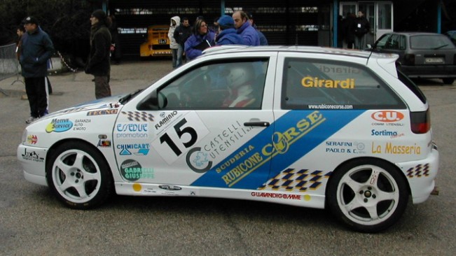 Enrico Girardi - Formula Rally - Ruote & Motori Show, Lanciano 2003 Enrico Girardi - Formula Rally - Ruote & Motori Show, Lanciano 2003