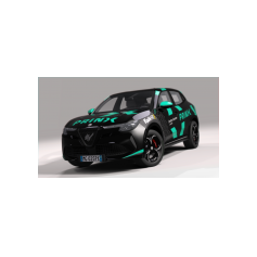 Alfa Romeo Junior Ibrida - Auto di cortesia per i clienti dei dealers italiani PRINX (2025) - Proposta #1