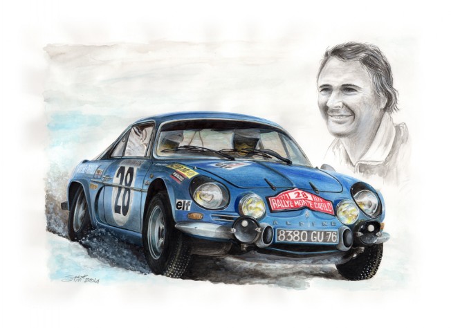 Alpine-Renault A110 1600 - Ove Andersson / David Stone - Rallye Automobile Monte-Carlo 1971