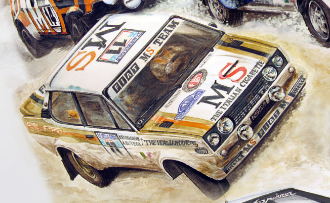 Attilio Bettega / Arnaldo Bernacchini - Acropolis Rally 1980 Attilio Bettega / Arnaldo Bernacchini - Acropolis Rally 1980