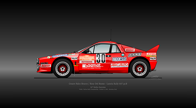 037 Collection - Rallye Sanremo 1982 - Bracco / Del Buono