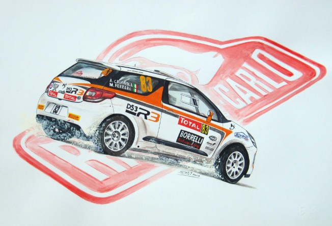 Andrea Crugnola / Michele Ferrara - Rallye Monte-Carlo 2013