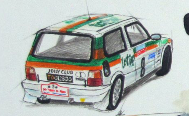 Gianni Del Zoppo / Loris Roggia - Tour de Corse - Rallye de France 1986 Gianni Del Zoppo / Loris Roggia - Tour de Corse - Rallye de France 1986