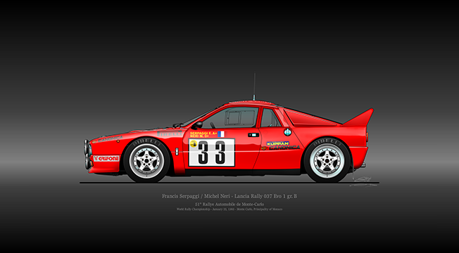 037 Collection - Rally Automobile de Monte-Carlo 1983 - Serpaggi / Neri