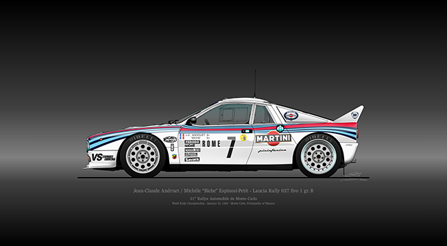 037 Collection - Rally Automobile de Monte-Carlo 1983 - Andruet / "Biche"