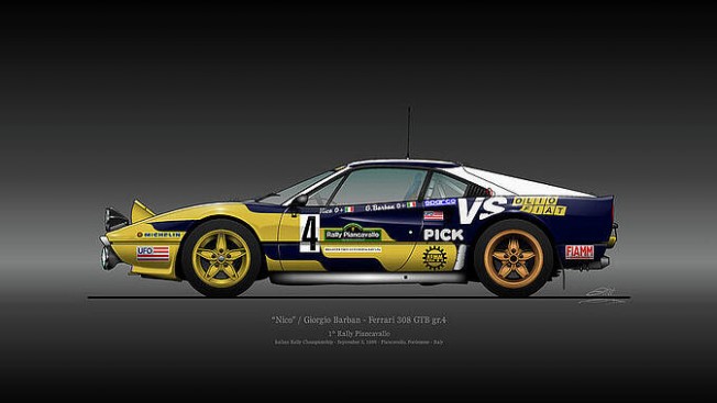 "Nico" / Giorgio Barban - Rally Piancavallo 1980