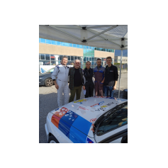 Nicola Bombieri, Stivi, Federica Lonardi, "Angelo Racing" e Mattia Bombieri - Rally Benaco Storico 2024