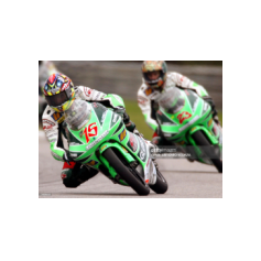 Alex De Angelis (15) e Gino Borsoi (23) - Rio de Janeiro motorcycle Grand Prix (Autódromo Internacional Nelson Piquet) 2003