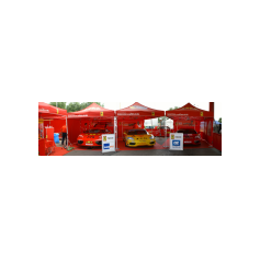 Coppa Selva di Fasano 2004 - Il paddock Isolani Racing Team/Rubicone Corse al completo