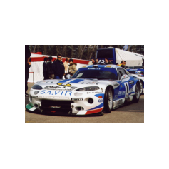 Adriano Baso ammira la vettura di Piergiuseppe Perazzini e Gabriele Matteuzzi - Campionato Italiano GT 2004 - Magione