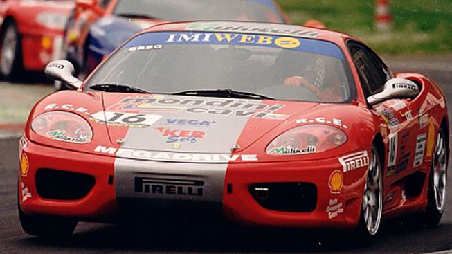 Adriano Baso - Ferrari Challenge Italia / Trofeo Pirelli 2001 - Monza Adriano Baso - Ferrari Challenge Italia / Trofeo Pirelli 2001 - Monza