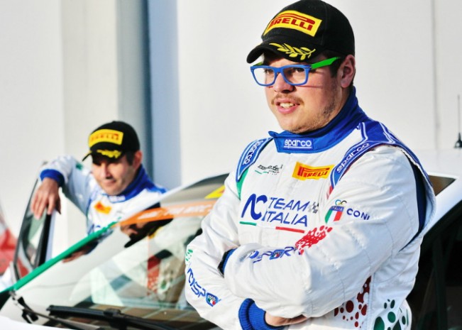 Emanuele Inglesi e Giuseppe Testa - Vodafone Rally de Portugal 2015 Emanuele Inglesi e Giuseppe Testa - Vodafone Rally de Portugal 2015