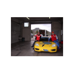 Aprile 2003, test a Magione - Leo Isolani con Stefano Pierdomenico