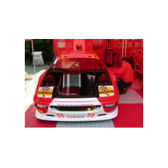 Stivi al lavoro sulla vettura di Franco Putelli - Trofeo Vallecamonica 2005