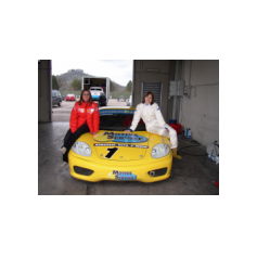 Aprile 2003, test a Magione - Manuela Mascoli con Giusy Tocco